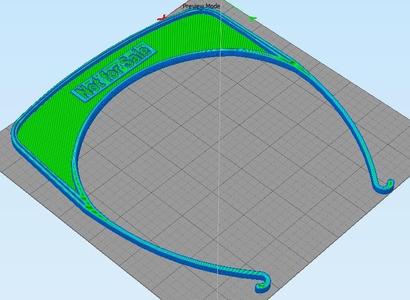 3D Shack FS V2a - Slit for easy installation of A4 acetate.