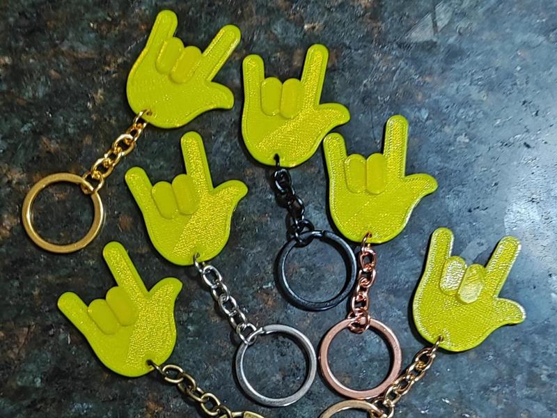 Keychain, symbol of love