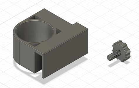 CO2-bottle holder for kitchen drawer