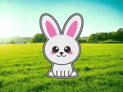 Cute Bunny - Easy Print - Lightbox