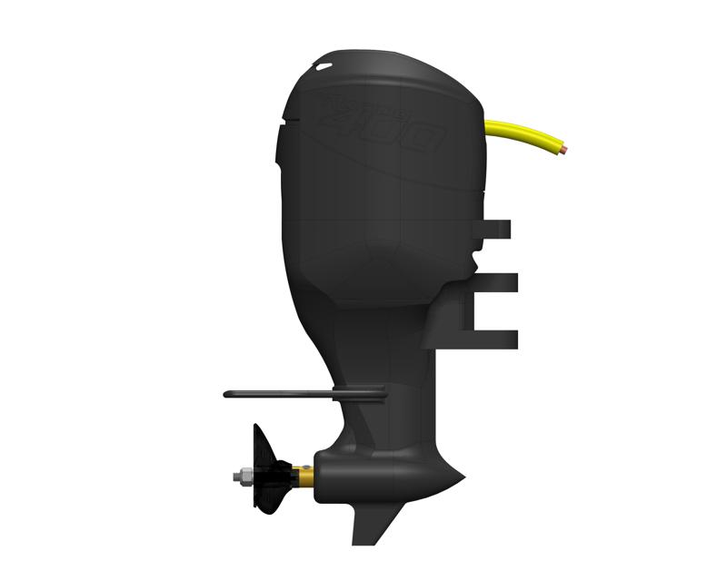 1/8 Scale RC Outboard Motor (Remote Control)