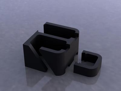 IKEA Bekant beam clamp