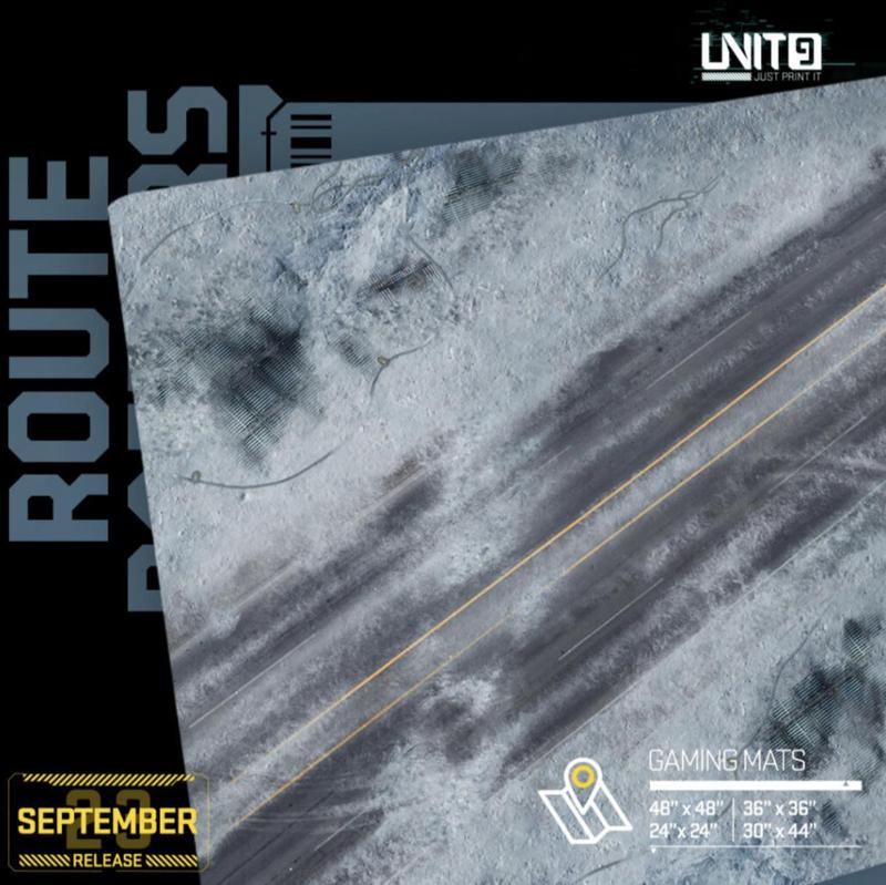 Frozen Highway - multi-format gaming mat