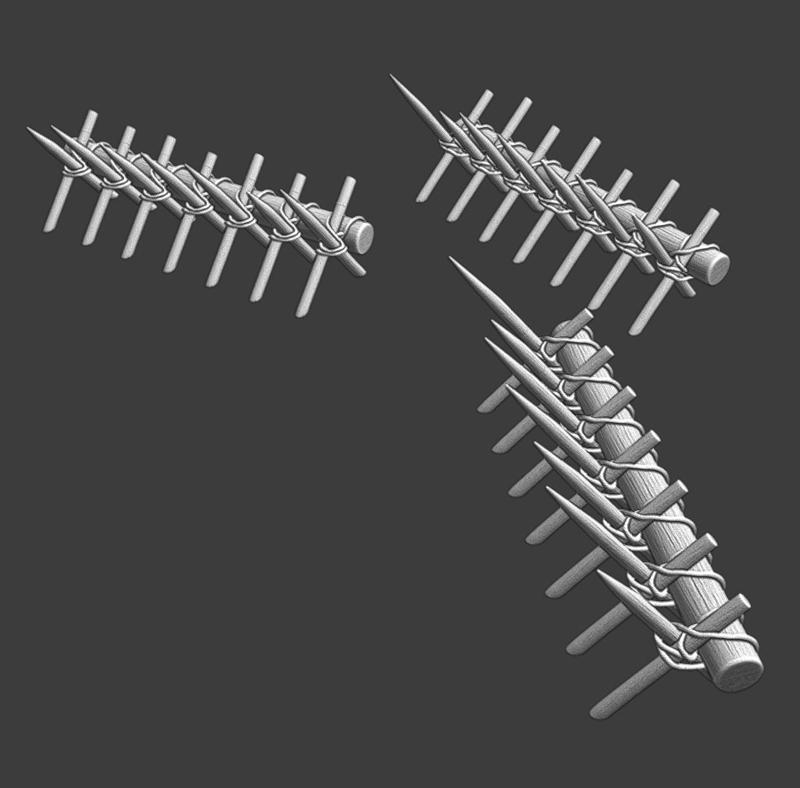 Medieval defensive stakes