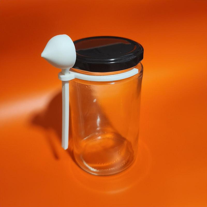 Jar Clip with Spoon