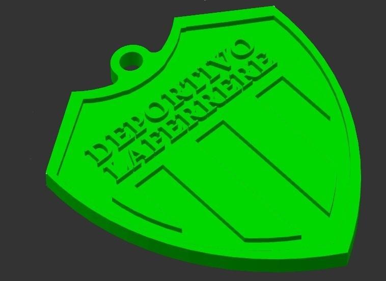 Laferrere coat of arms key ring