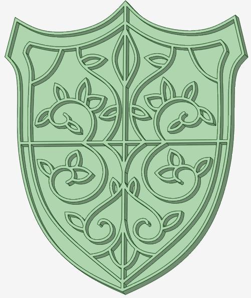 Medieval shield cookie cutter