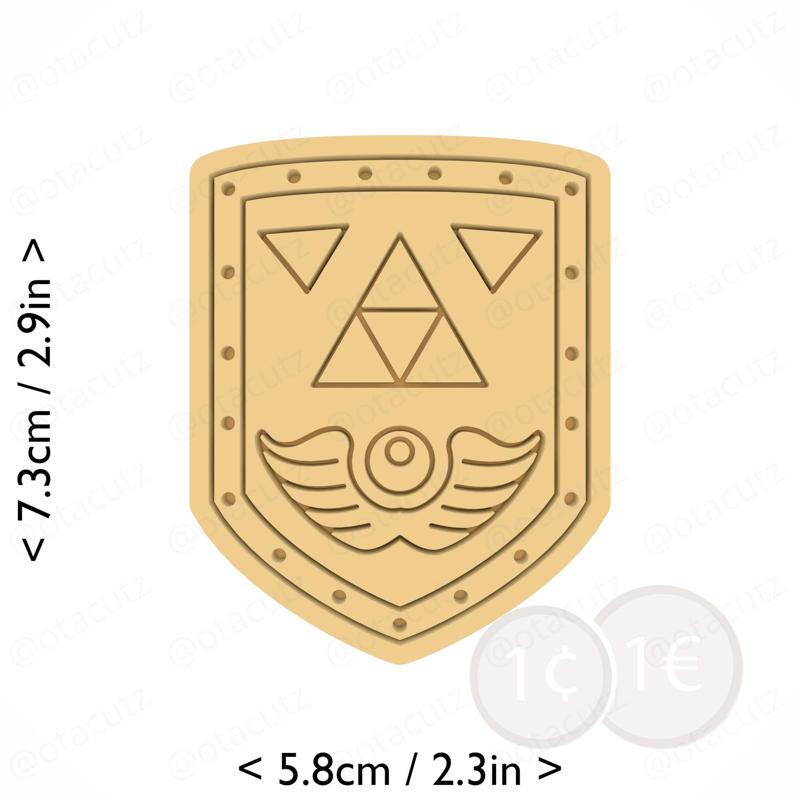 Fighter's Shield Cookie Cutter - Link's Awakening