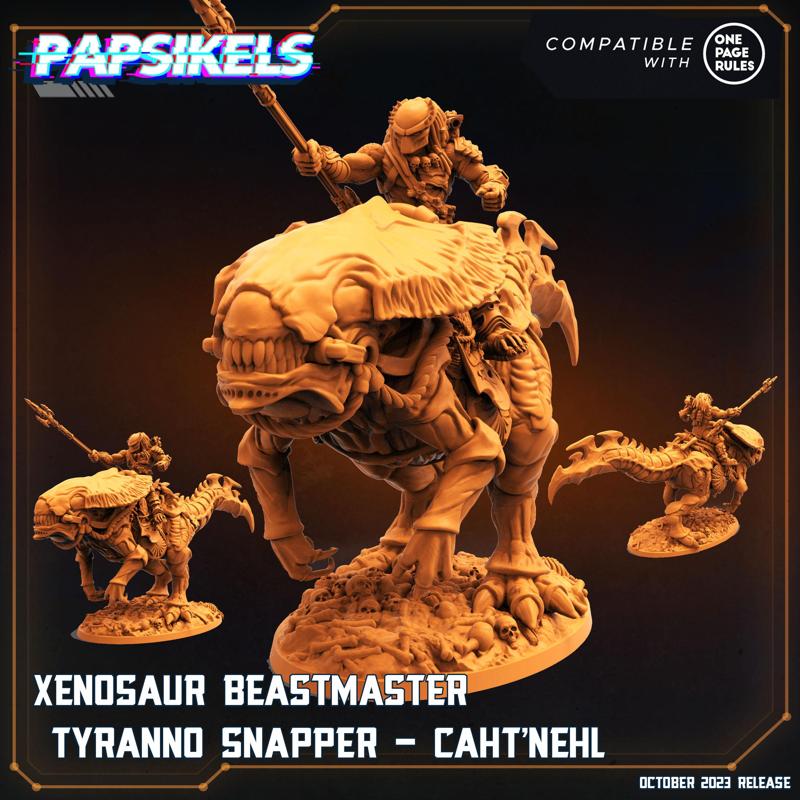 XENOSAUR BEASTMASTER TYRANNO SNAPPER CAHTNEHL