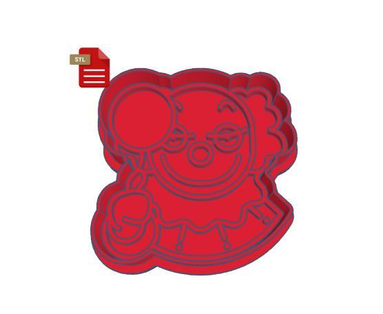 Balloon Clown Cookie Cutter