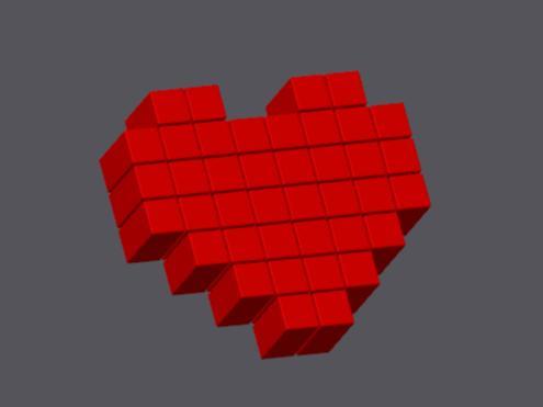 Mini Fidget Heart