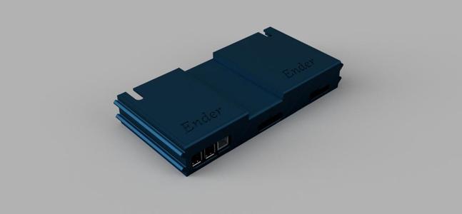 Ender 3 rear case for mainboard & raspberry pi 3