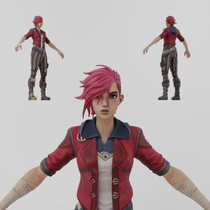 VI Arcane Lowpoly Rigged