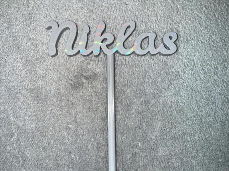 Bespoke Name Plate 'Niklas'