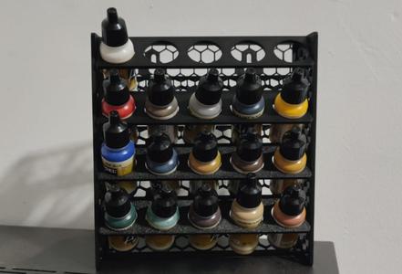 Hobby Paint Rack + Wall Mount