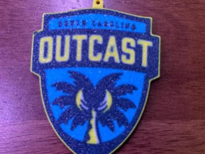 South Carolina Outcast Keychain/Magnet