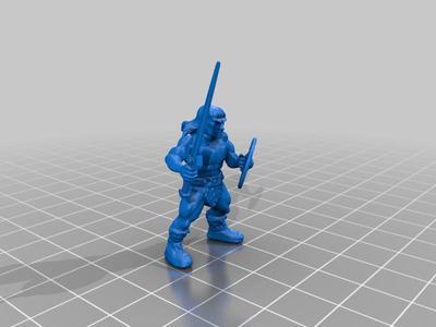 Heroquest - barbarian resculpt