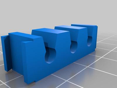Interlocking cable organizer