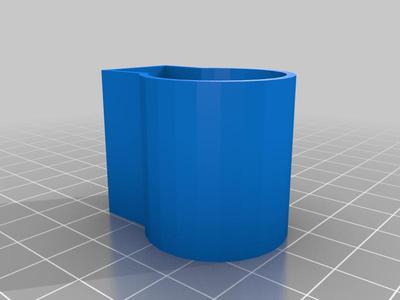 t8 LED/fluorescent cap holder