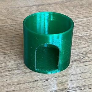 Carbo electric bike seat post cap