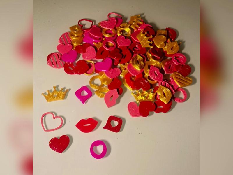 Scatter Decoration "Valentine's Day"