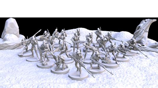 Specialist Battle Droid Miniatures