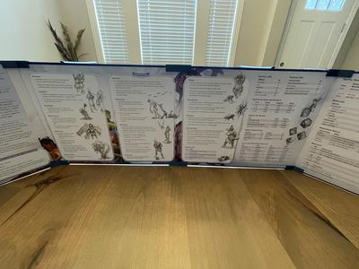 Dungeon Master Screen Clip - Straight
