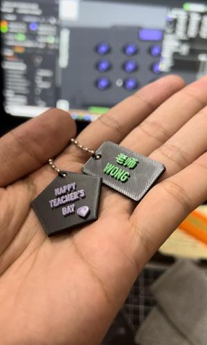 Happy Teachers Day Keychain
