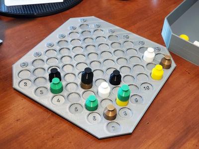 Can't Stop Game Board and Pegs