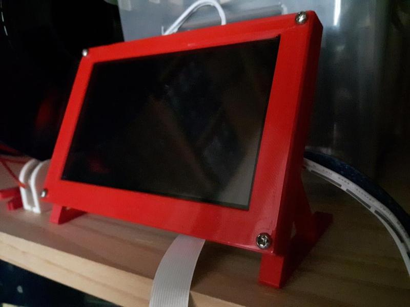 Minimalist Rpi DSI Touchscreen Case