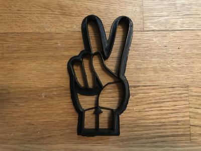 Peace Sign Cookie Cutter