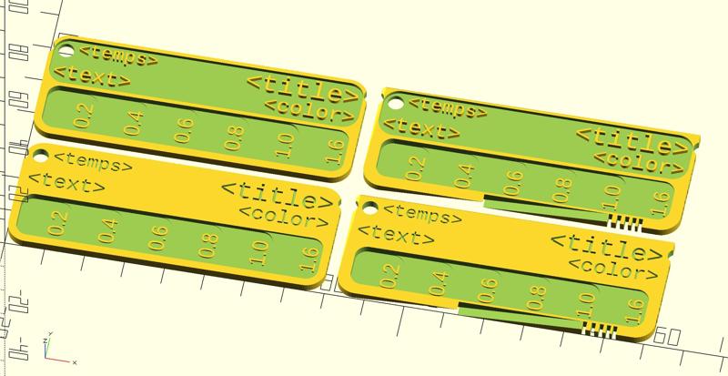 Even More Customizable Filament Swatch