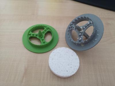 Cutter accessory for counterbored installation R-KFS-63
