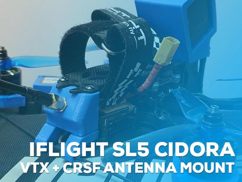 iFlight XL5 SL5 VTX + Crossfire Antenna Mount 