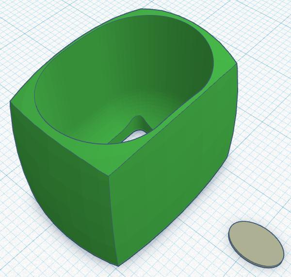 PCKT VRTCL Vape Stand + Raised Button