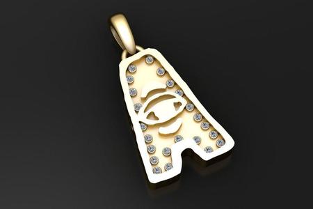 A LetterPendant  3d printable model