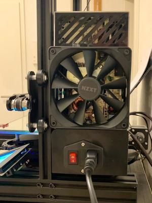 Ender 3 pro 120mm Fan Power Supply Cover