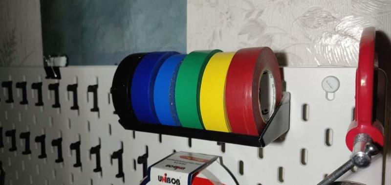 IKEA Skadis Tape rolls Holder