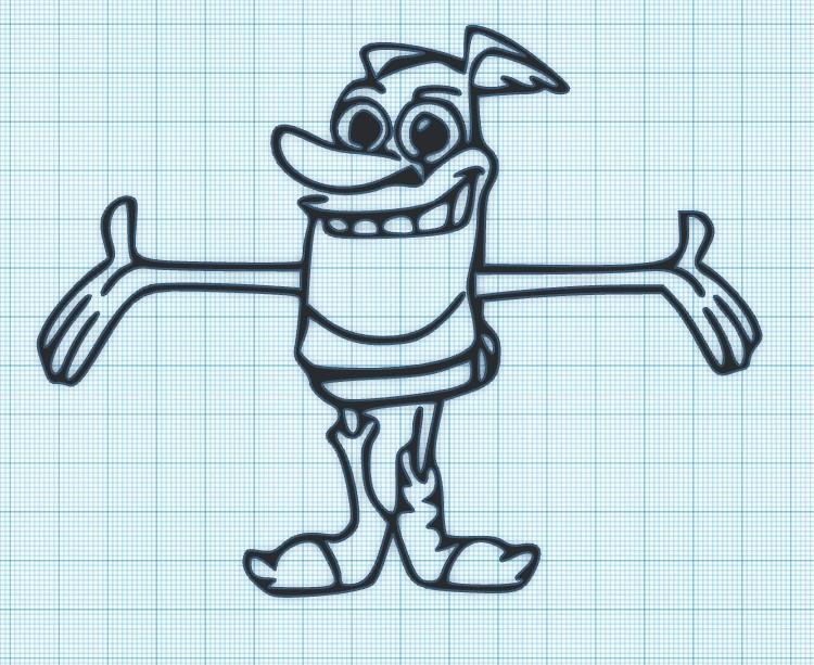 WALDOW SOCK-BAT - DRAWN TOGETHER - WALL ART