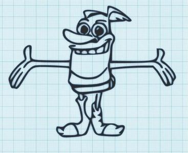 WALDOW SOCK-BAT - DRAWN TOGETHER - WALL ART