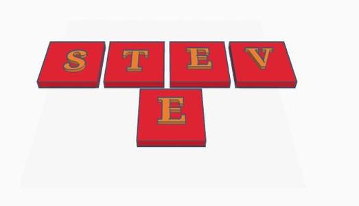 Name Tiles for printing