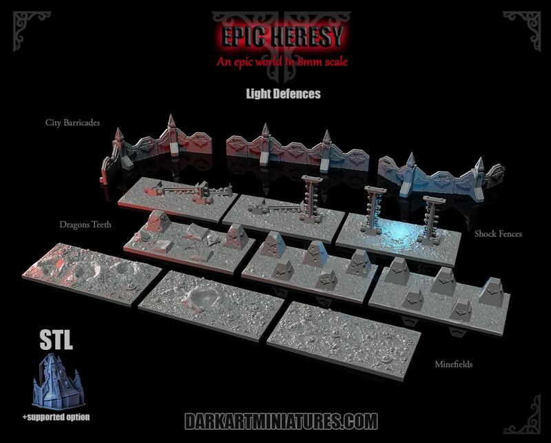 Epic Heresy Light Defences