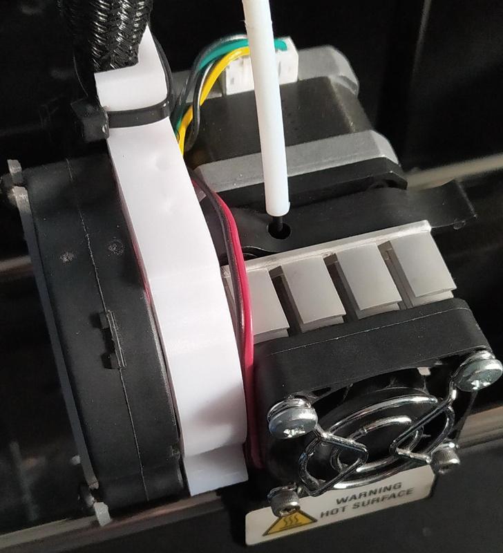 Makerbot Replicator 2 fan mount