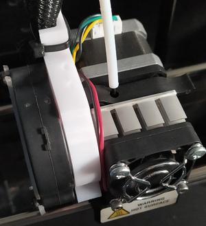 Makerbot Replicator 2 fan mount