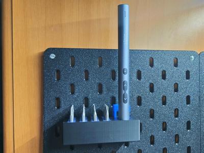 Skadis electric screwdriver holder