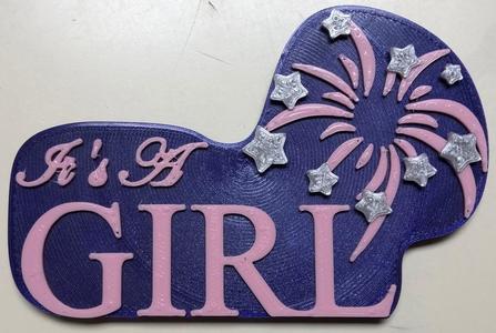 Baby Announcement Magnet