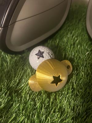 Star Golf Ball Marker Stencil