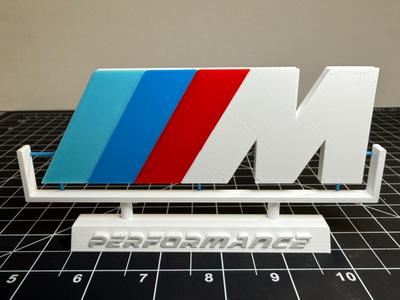 BMW M Performance Logo Floating Sign / Display