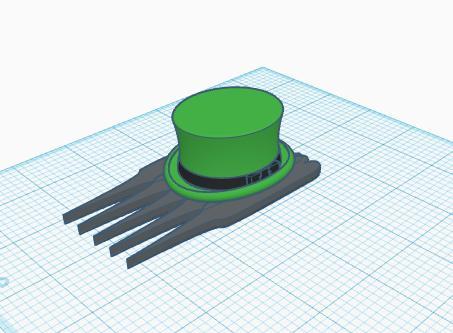 Top hat hair accessory