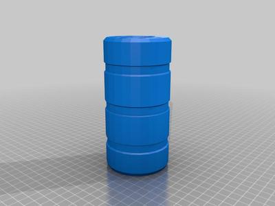 Spacer for the gas lift of an office chair.